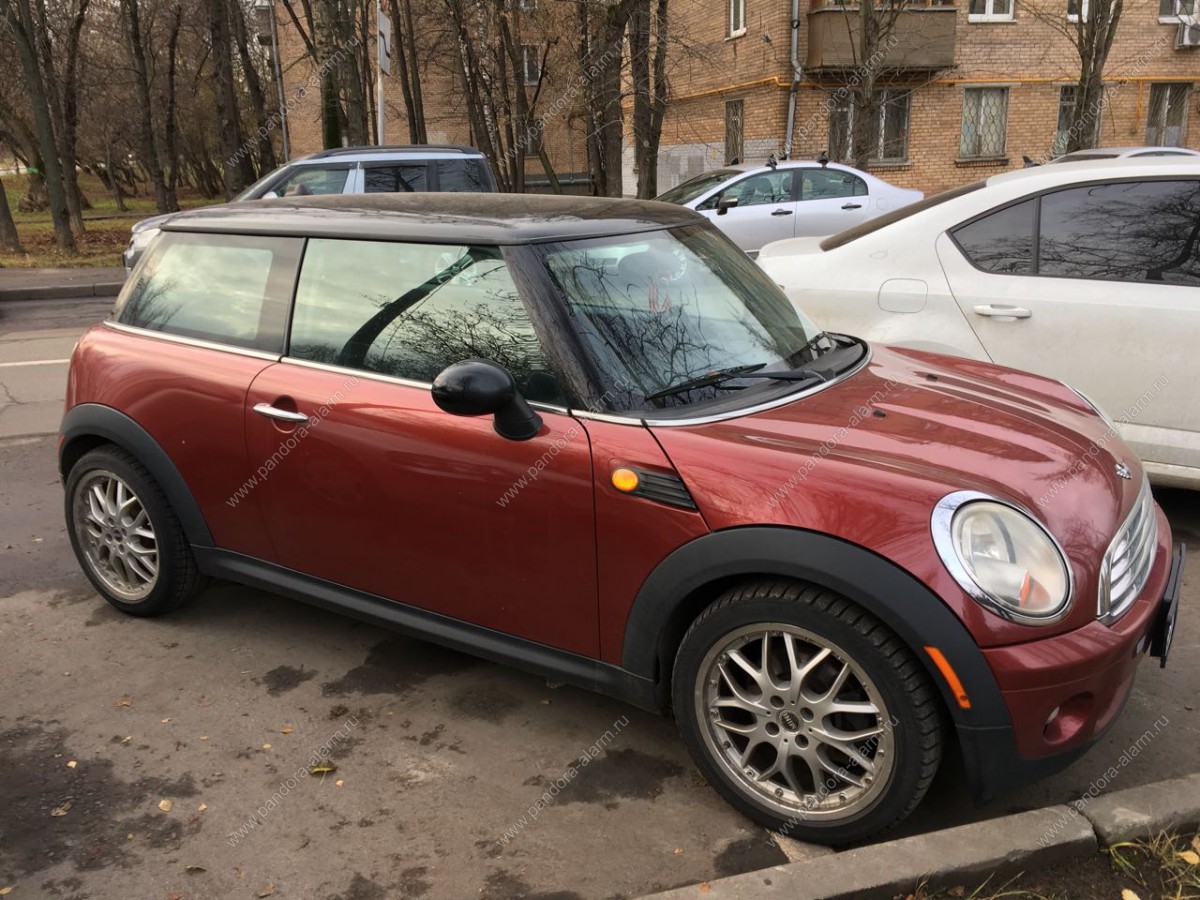 Mini Cooper установка терминала 